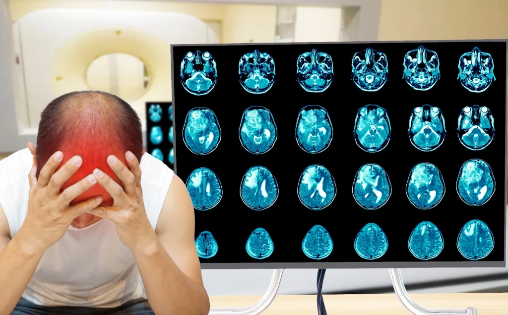 الرنين المغناطيسي بالصبغة على المخ